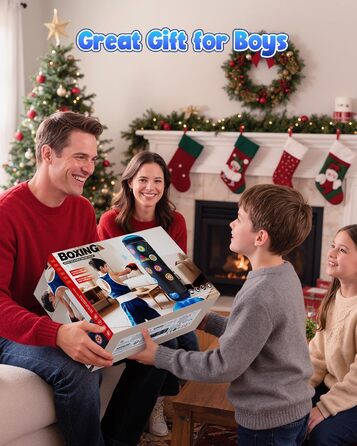 Інтерактивний боксерський мішок для дітей з підсвіткою та звуком, блакитний. Підходить для хлопчиків 6-12 років