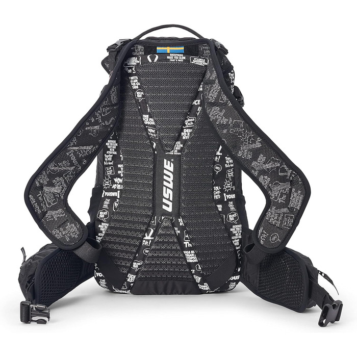 Рюкзак USWE Shred 25 л чорний для MTB, E-MTB, гірських велосипедів, преміум класу