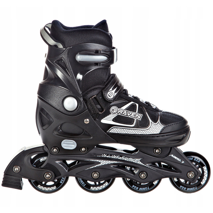 Регульовані ролики RAVEN Spirit, Black/White, розмір 37-40