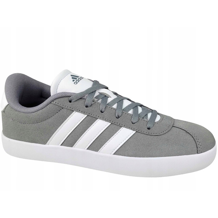 Кросівки Adidas VL Court 3.0 ID6314 шкіряні, сірі