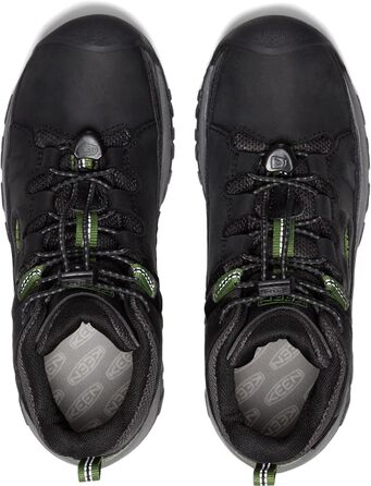 KEEN Targhee Mid WP - водонепроникні трекінгові черевики для жінок та чоловіків (36 EU, Black Campsite)
