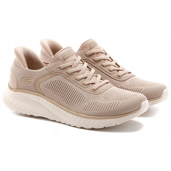 Жіночі кросівки Skechers BOBS Squad Chaos-Current Muse (117497NTGD), бежеві, розмір 39