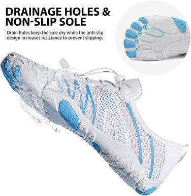 Чоловічі та жіночі шкарпетки-мокасини для плавання та відпочинку на пляжі, швидковисихаючі, антиковзаючі, розмір 36-47