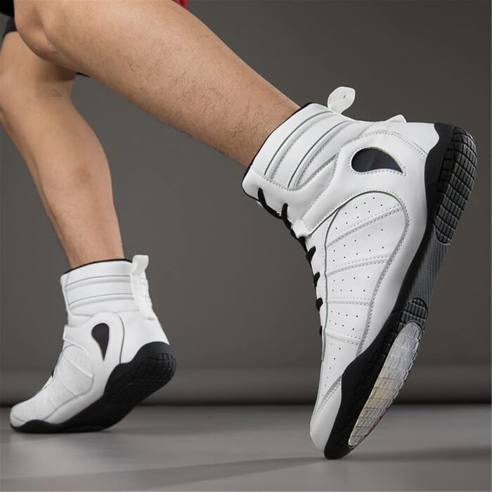 Жіночі боксерські черевики для фітнесу та боротьби, дихаючі, білі (35 EU)