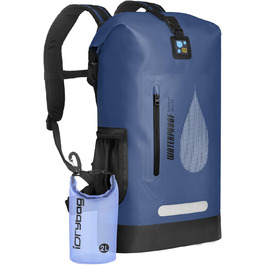 Водонепроникний рюкзак IDRYBAG 30L: для каякінгу, кану, кемпінгу та подорожей (синій)