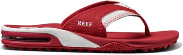 Шльопанці Reef Fanning Pregame для чоловіків, 43 EU, червоно-білі