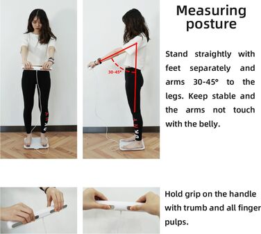 Fitdays Розумна вага для аналізу тіла - 8 електродів, точна цифрова вага BMI з Bluetooth, 20+ показників, синхронізація для 6 користувачів (FG2001B-A-біла)