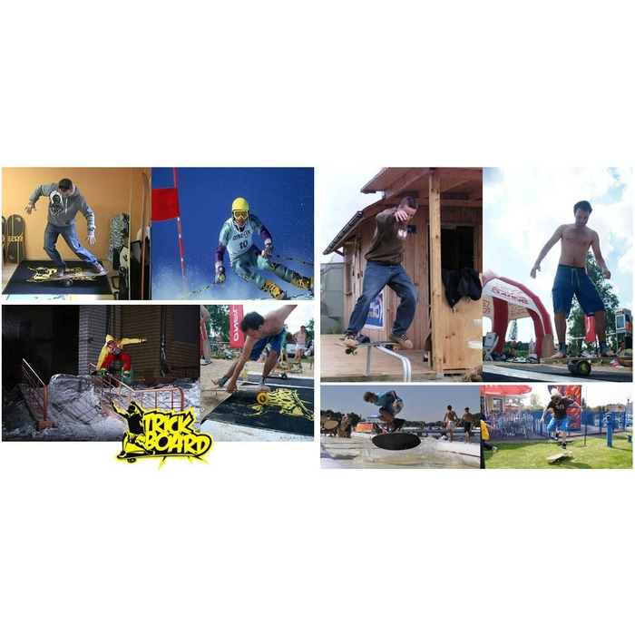Балансборд Trickboard SET Aloha з роликом і килимком для тренування балансу