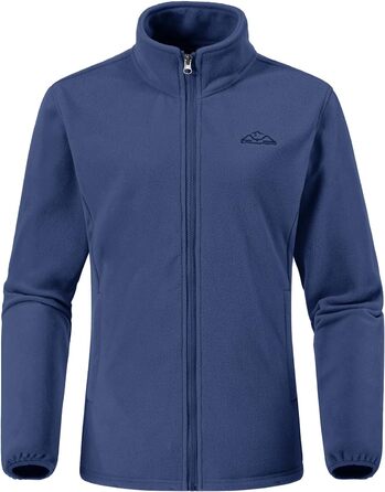 Жіноча зимова куртка 3-в-1 з флісовою підкладкою та водонепроникною вітрозахисною курткою, знімний капюшон (Синій, XXL)