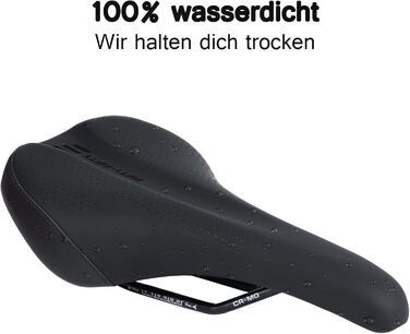 Велосипедне сідло FIFTY-FIFTY MTB: комфортне, з memory foam, водонепроникне для чоловіків та жінок. Сумісне з MTB та шосейними велосипедами