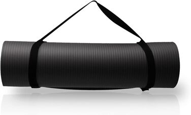 Гімнастичний килимок Komfort для йоги, 185x60x1 см, 185x60x1.5 см, 185x90x1.5 см, 200x100x2 см, з ременем для перенесення, без фталатів, SGS сертифікат