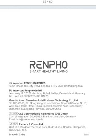Масажний пістолет RENPHO Reach Mini з подовженою ручкою, світлодіодним дисплеєм, для масажу м'язів і релаксації, сірий, ідеально для домашнього використання та подарунка
