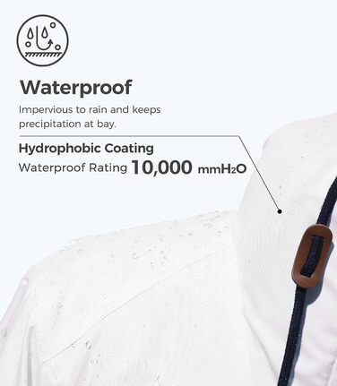 Водонепроникна лижна куртка Wantdo Daen: тепла, з штучним хутром, XXL