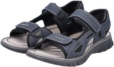 Чоловічі сандалі Rieker 22761 Klassische, темно-сині, 45 EU - класичні літні сандалі для чоловіків