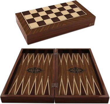 Нарди антикварні Staroyun 25x49x7,5 см горіх
