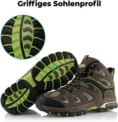 Теплі трекінгові черевики для жінок та чоловіків, хакі, камуфляж, розмір 36 EU