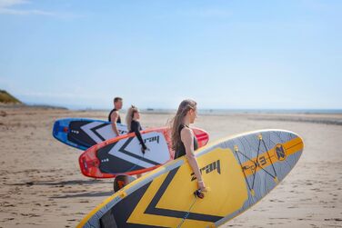 Надувна SUP-дошка Zray Evasion E11 Combo, 335 см, трансформується у каяк, жовто-сіра, для дорослих