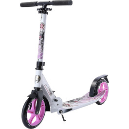 Дитячий алюмінієвий самокат STAR SCOOTER з великими колесами 205 мм для хлопчиків і дівчаток від 6 років, міський складаний самокат для дітей і дорослих
