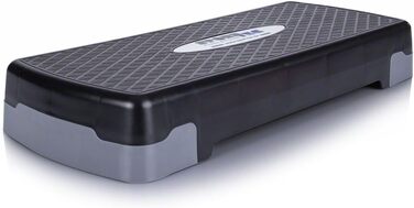 Степ-платформа Sport-Tec, регульована висота, чорна, 68x28 см