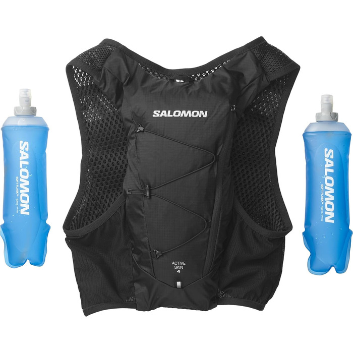 Жилет гідратаційний Salomon Active Skin 4 унісекс для трейлранінгу, гірського велоспорту та походів з пляшками для води