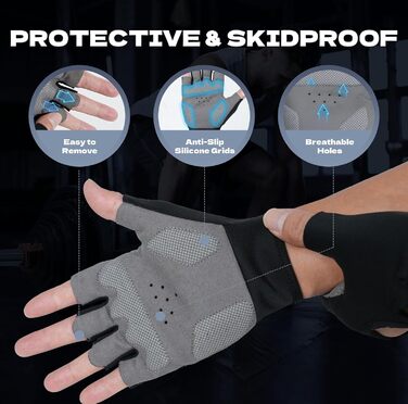 Фитнес рукавички COFIT для чоловіків та жінок, антиковзні рукавички для тренувань з підтримкою зап'ястя, рукавички для важкої атлетики, фітнесу, бодібілдингу, рожевий/чорний/сірий, S