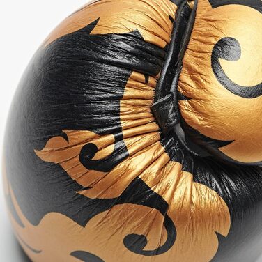 Боксерські рукавички LEONE 1947 Muay Thai 12 унцій, чорні