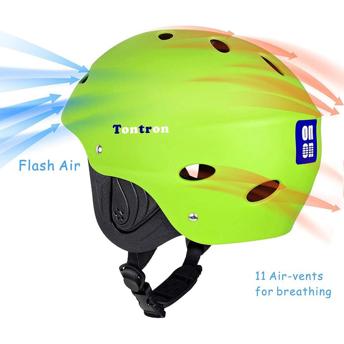 Дошка для вейкбордингу Tontron Kajak Kitesurf (Матовий зелений, L)