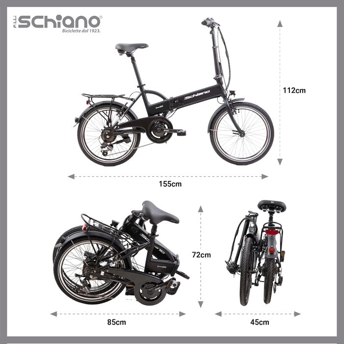 Електровелосипед F.lli Schiano E-Sky 20