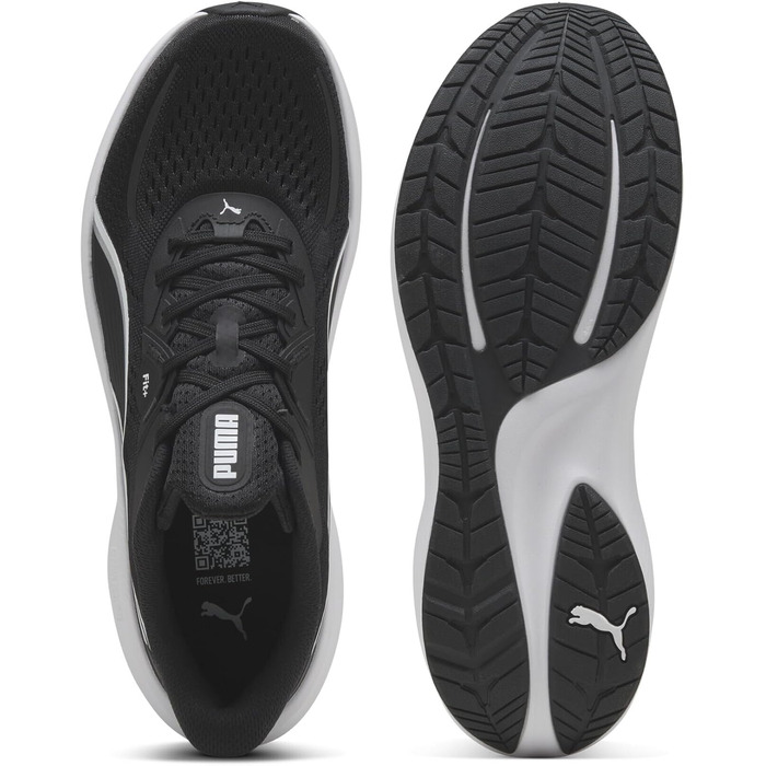 Дитячі кросівки PUMA Reflect Lite Jr - чорний, білий, сріблястий (37 EU)