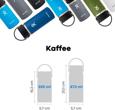 Термос-гуртка Hydro Flask Wide Mouth Flex Indigo для кави