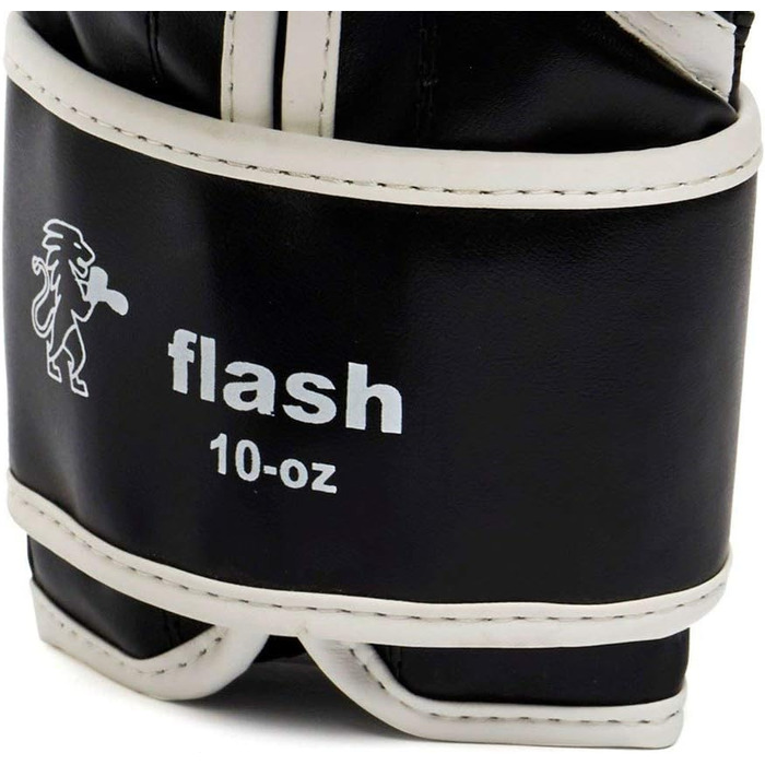 Дитячі боксерські рукавички LEONE 1947 Junior Flash, чорні, 4 OZ, GN083J, унісекс