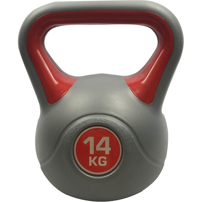Гиря Kettlebell 14 кг, пластикова, фітнес-тренування, Schwunghantel