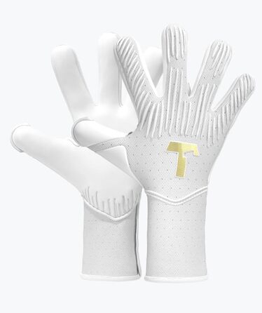 Воротарські рукавички T1TAN Rebel 2.0 White-Out FP з фіксацією пальців для дорослих і підлітків, професійні футбольні рукавички