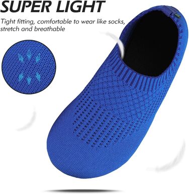 Чоловічі та жіночі аквашузи SAGUARO для плавання та відпочинку на природі, швидковисихаючі, розмір 37-47 EU (46/47 EU, Saphir)