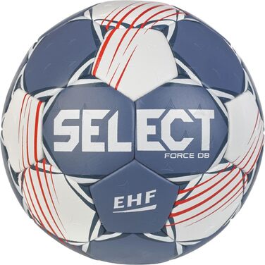 Гандбольний м'яч Select Handball Force DB v24, біло-сірий, розмір 2
