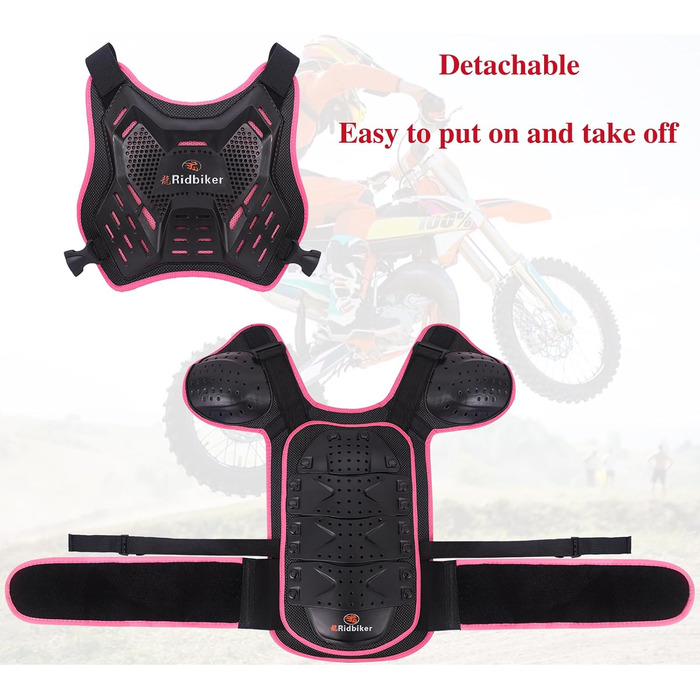 RIDBIKER дитячий мотокостюм для кросу, екіпірування для дітей, захист для їзди на мотоциклі