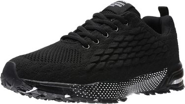 Чоловічі кросівки ASHION для бігу та занять спорту. Дихаючі, легкі, чорного кольору (44 EU)