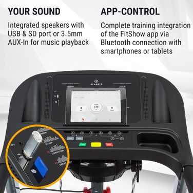 Capital Sports Pacemaker F120 - електричний біговий тренажер для дому з масажною станцією, складний, до 12 км/год