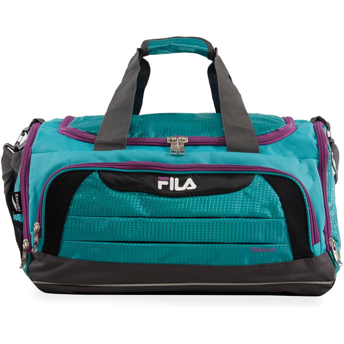 Спортивна сумка FILA Cypress Unisex, маленька сумка для спорту, бірюзовий/фіолетовий, універсальний розмір