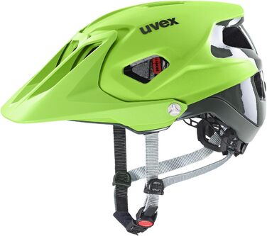 Велошолом UVEX Quatro Integrale для MTB, ультралегкий, регульований, для жінок і чоловіків, розмір 52-57 см, лайм/антрацит матовий