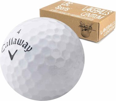 Мікс 50 гольф-м'ячів Callaway, lakeballs, якість AAA/AA, білі, у сітчастому мішку
