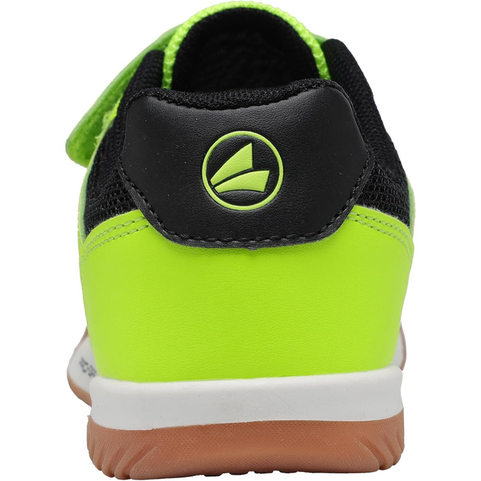 Дитячі спортивні зала-тенісні кросівки JAKO J-sh Finesto Ev (36 EU, неоновий жовтий, чорний)