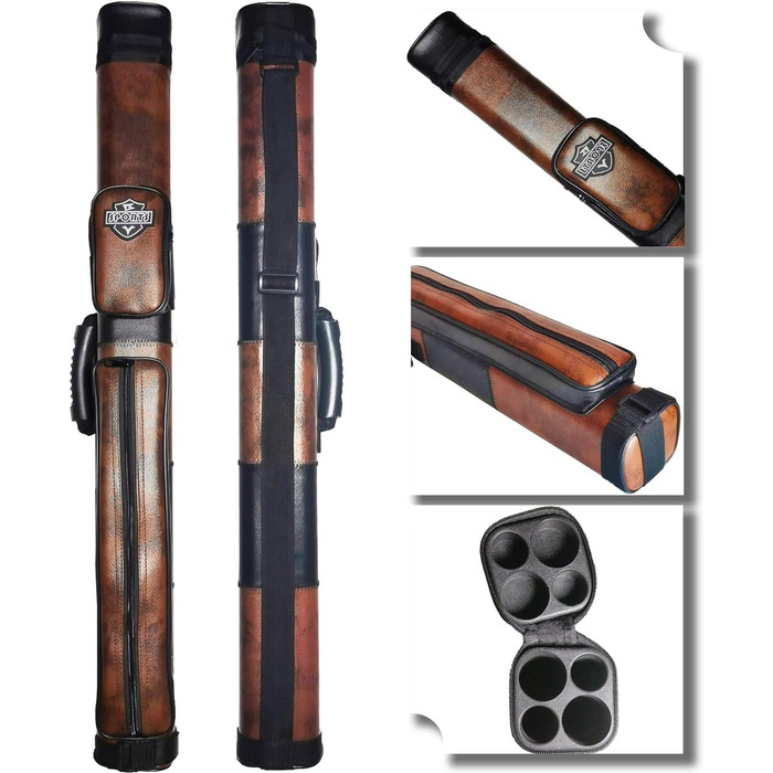 Чохол для більярдного кия Hartschalenkoffer C01-braun (2 шт.)