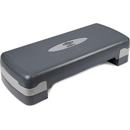 Степпер Umbro Aerobic з регулюванням висоти 10-15 см - степпер для дому, Stairmaster для будь-якого віку, чорний/сірий