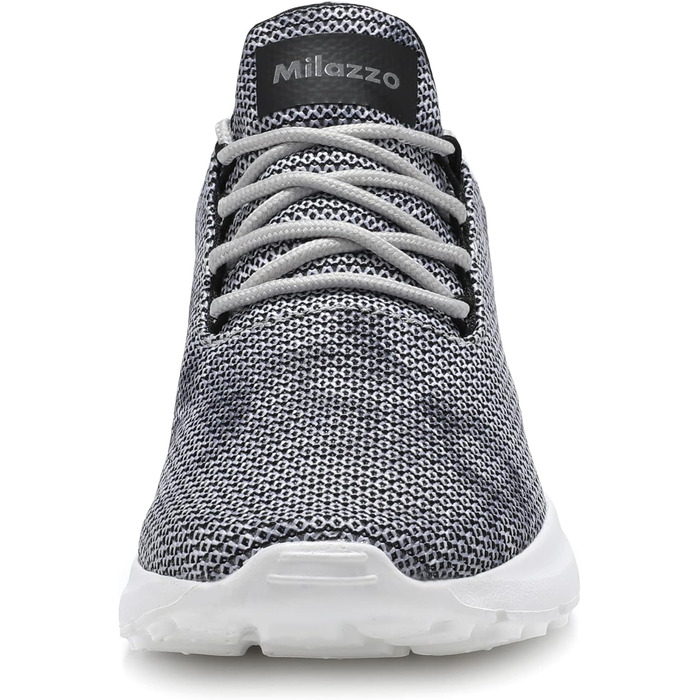 Чоловічі кросівки Milazzo для спорту та бігу – зручні, дихаючі, з антиковзкою підошвою. Ідеальні для повсякденного носіння та тренувань (1230grau, 45 EU)