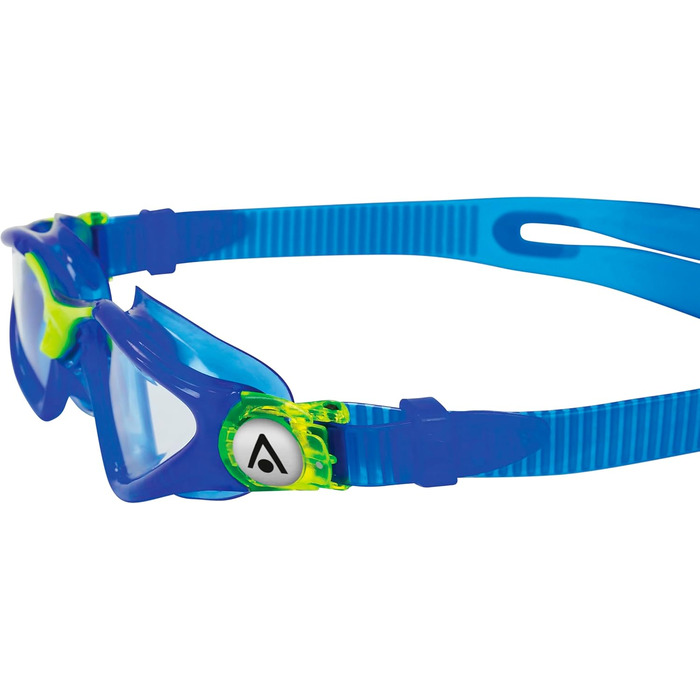 Дитячі плавальні окуляри Aquasphere Kayenne JR з UV-захистом, силіконовим ущільненням, антифогом та захистом від протікання, для хлопчиків і дівчаток від 6 років, жовто-сині, універсальний розмір