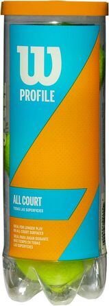Тенісні м’ячі Wilson Prime All Court для всіх покриттів, жовті, 4 банки по 3 м’ячі (12 шт.)