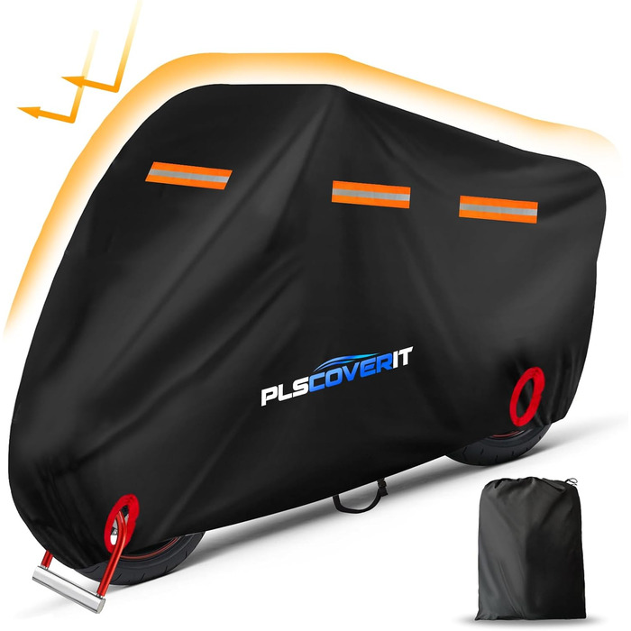 Чохол для мотоцикла 600D, водонепроникний, з кишенями, для мото, скутера, авто