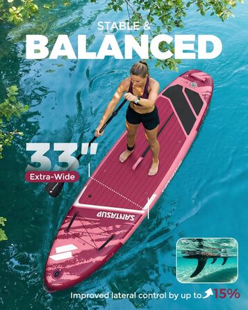 SUP дошка надувна A-ROSE BREEZE 320/335 см з веслом, насосом та рюкзаком - комплект для серфінгу