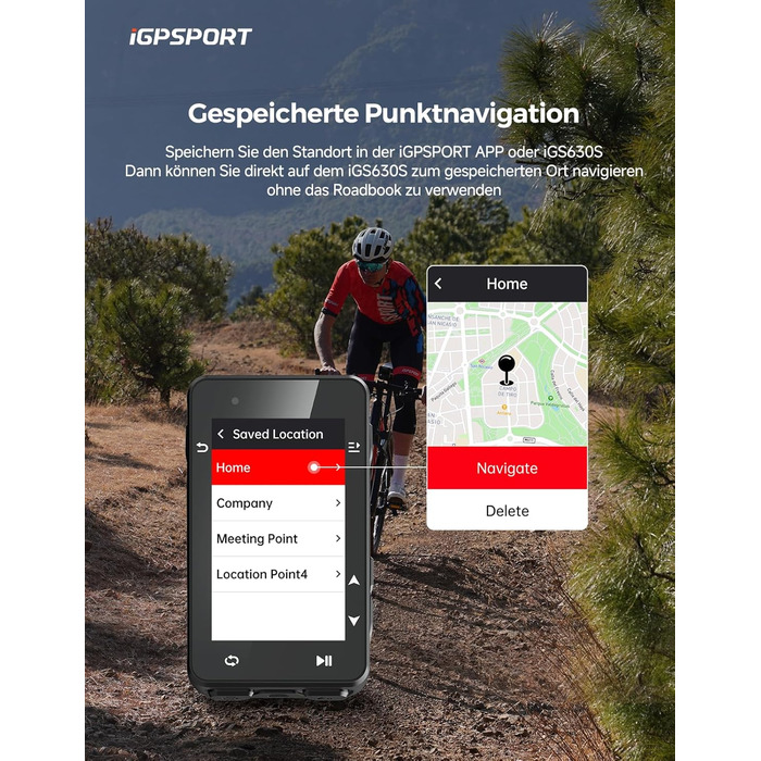 Велокомп'ютер iGPSPORT iGS630S GPS, 2.8